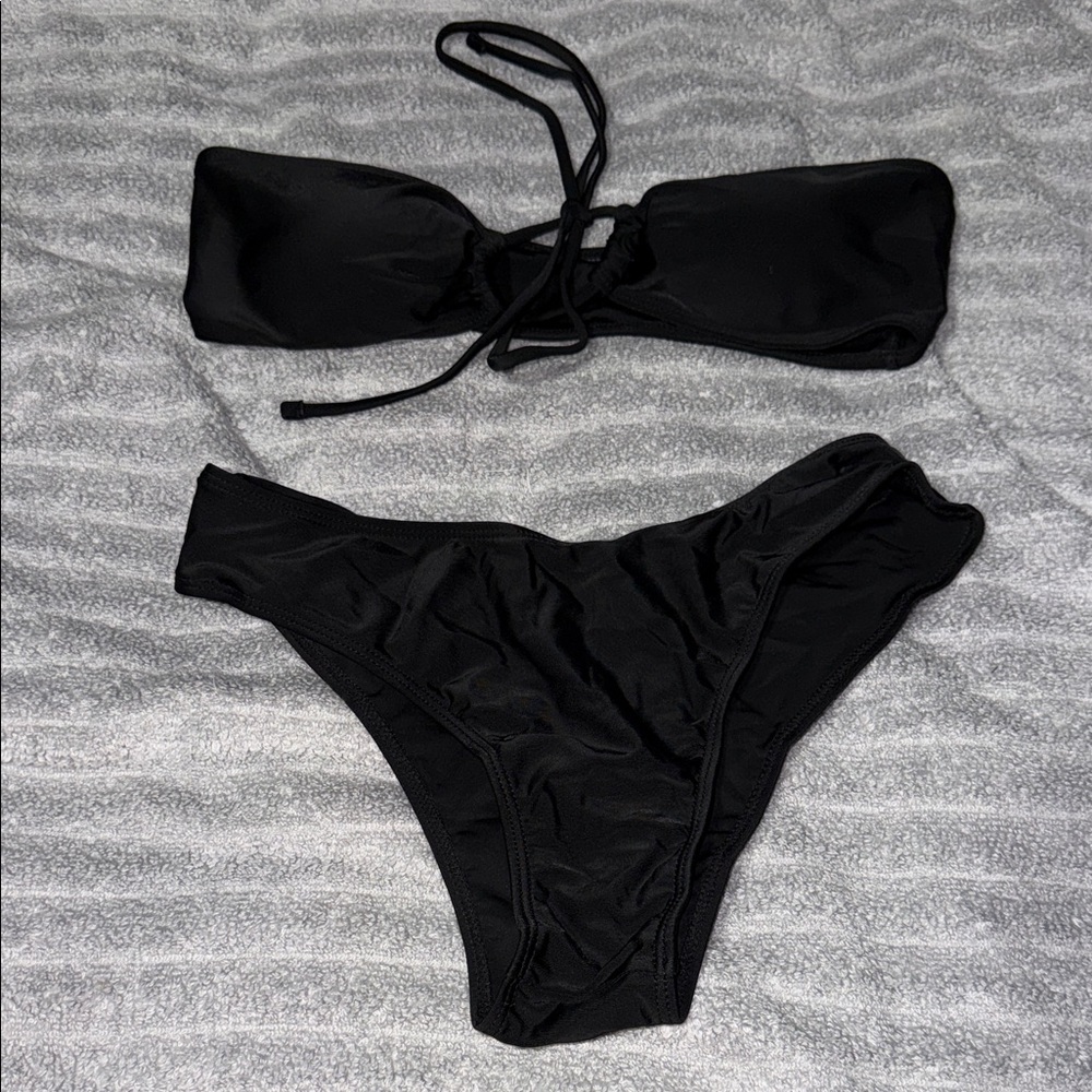 SHEIN Black Bikini Set
